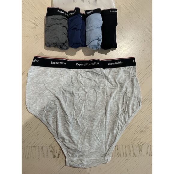 Men's Full Rise Cotton Briefs Multipack - Comfort Waistband Sz XL - Picture 4 of 5